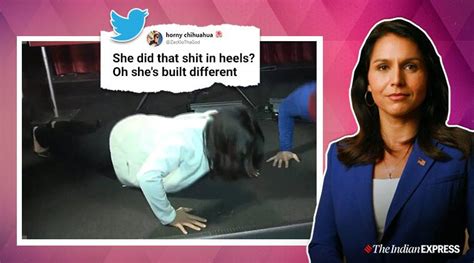 Watch A Man Challenged Tulsi Gabbard To A Push Up Contest And He Lost Trending News The