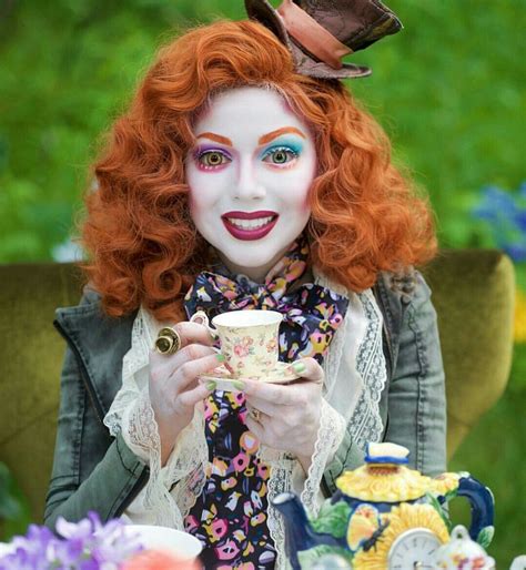 Pin By Ixchel Marquez On Costume Mad Hatter Makeup Halloween Hair