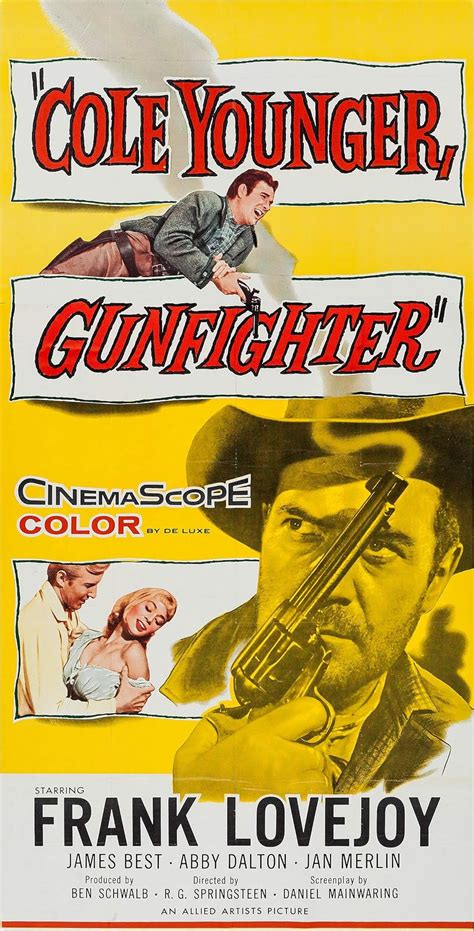Cole Younger Gunfighter 1958 Plot Imdb