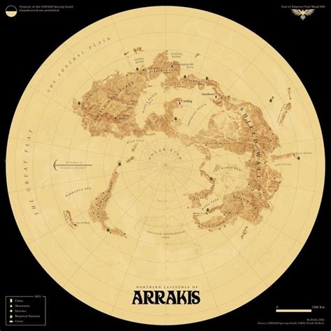 Terrain Map Of Arrakis Northern Hemisphere Ive Been Working On Rdune