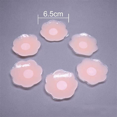 Strapless Self Adhesive Nipple Breast Pasties Cover Reusable Silicone Invisible Bra Pad