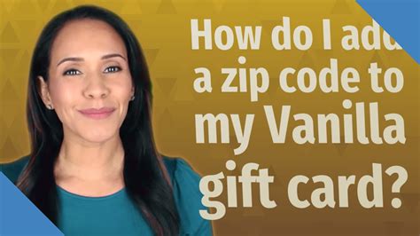 How To Add Zip Code To Vanilla Gift Card Guides Theappflow My XXX Hot Girl