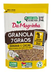 Granola Da Magrinha Integral Banana E Cacau G