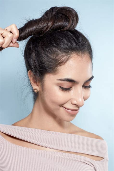 Messy Bun For Medium Hair How To Create The Ultimate Wfh Messy Bun