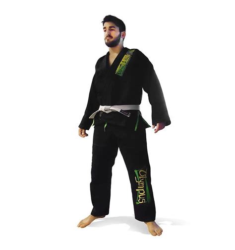 Brazilian Jiu Jitsu Uniform Black 550gr Pearl Olympus