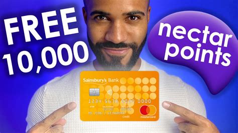 sainsbury s bank nectar reward credit card free 10 000 nectar points £50 value youtube
