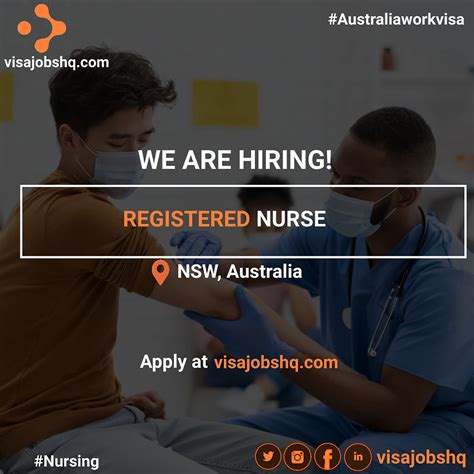 Registered Nurse 34 43 Hourly Relocate To Australia With Work Visa Sponsorship