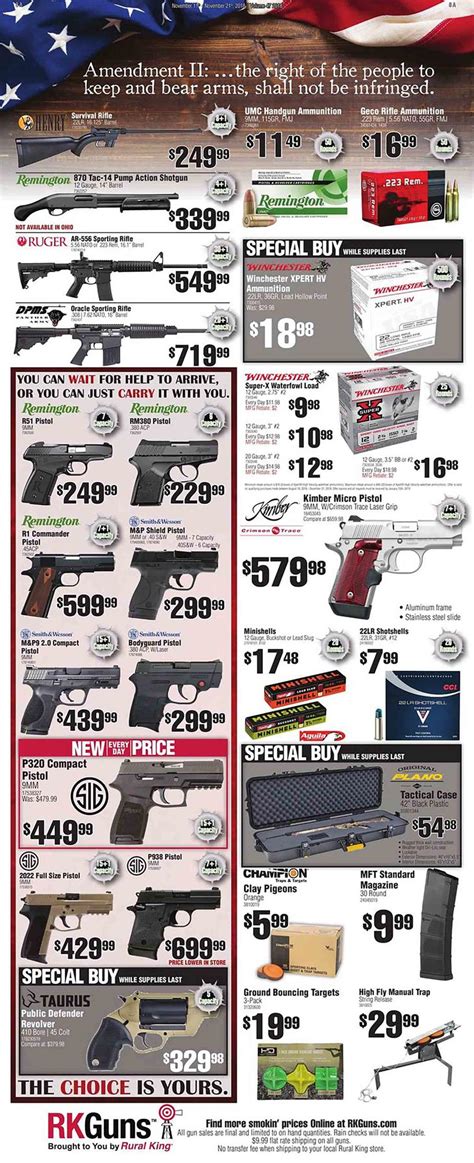 This is the lowest price we'll have all year, so don't miss out! Rural King Pre-Black Friday Ad 2018