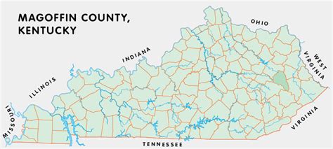Magoffin County Kentucky Kentucky Atlas And Gazetteer