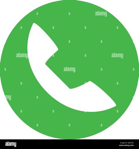 Green Round Phone Icon Editable Vector Stock Vector Image And Art Alamy