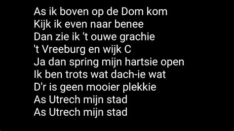 Als Ik Boven Op De Dom Kom Lyrics Tekst Youtube
