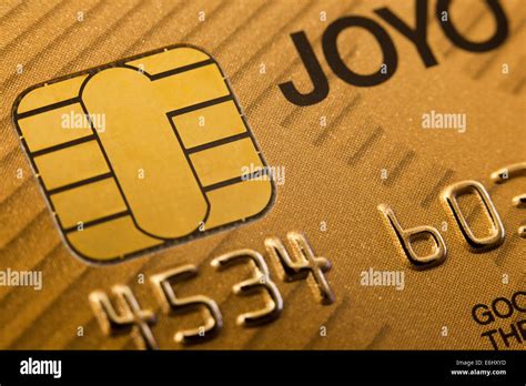 Credit Card With Smart Chip Technology Stock Photo Alamy