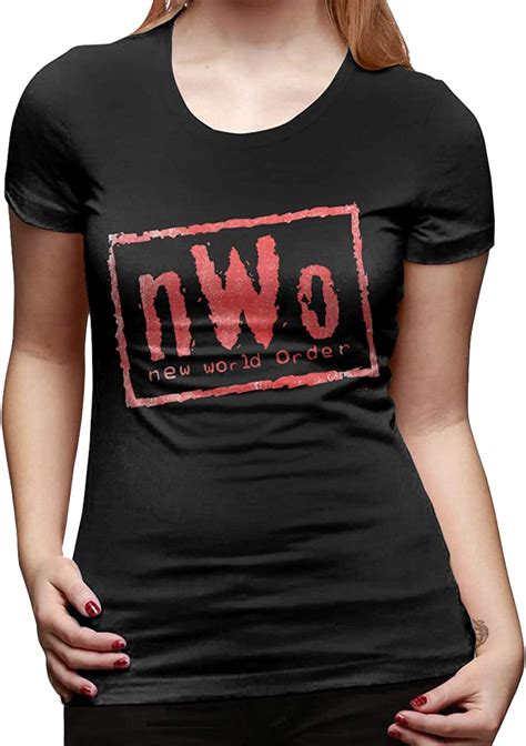 Hince Nwo New World Order Wwe Wrestling Logo Womens Tshirt Fashion