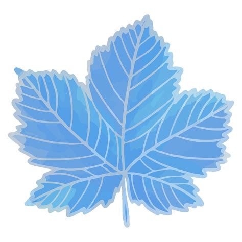Watercolor Leaf Blue Leaves Clipart 8514802 Png
