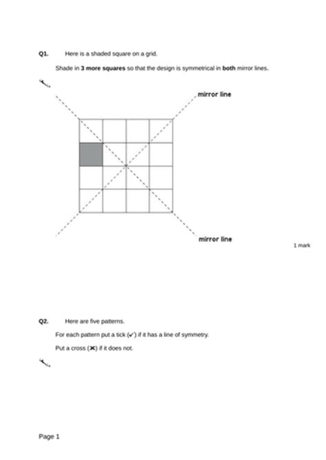 Understanding key information about the company you're interviewing with can help. Reflection - Levelled SATs questions by eric_t_viking - Teaching Resources - Tes