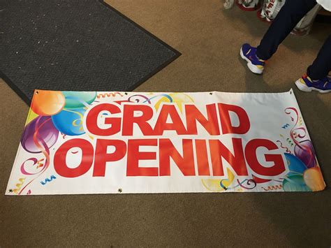 Wall26 Grand Opening Banner Sign Store Signs Flag 24x60 Ebay