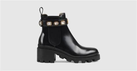 Shipped with usps priority mail. Gucci Leather ankle boot with belt in 2020 | Boots ...