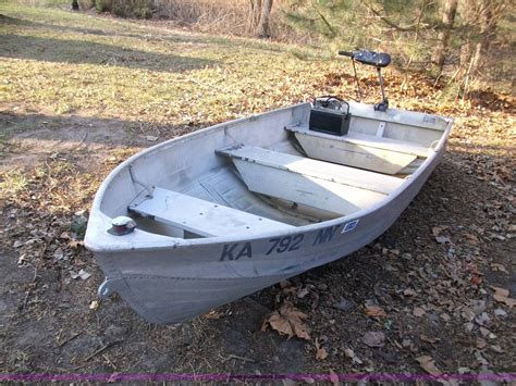 Mirrocraft 12 V Bottom Aluminum Boat In Wamego Ks Item 1901 Sold