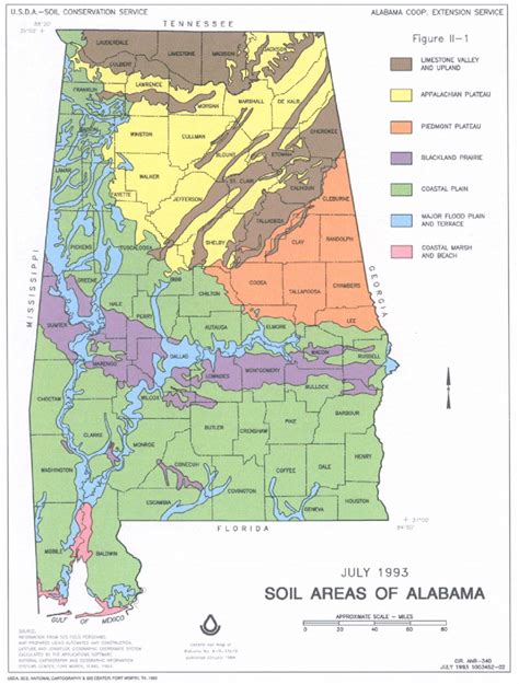 Soil Areas Of Alabama Usda 1993 Download Scientific Diagram
