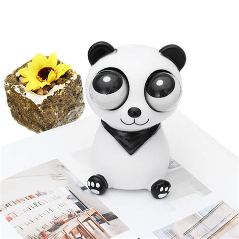 Electronic Interactive Toys Novelties Toys Pop Out Stress Reliever Panda Squeeze Vent Toys