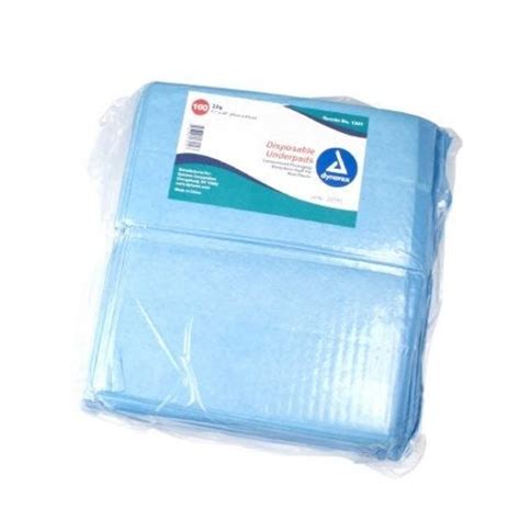 Dynarex Underpad Chux Disposable Fluffpolymer Heavy Absorbency 150 Ct