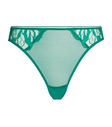 Maison Lejaby Sin Embroidered Thong Harrods Us