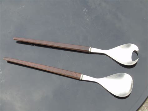 Whatever the source, they compliment our salad bowls and can be used for special occasions or everyday meals. Vintage salad servers mid-century danish lundtofte ...