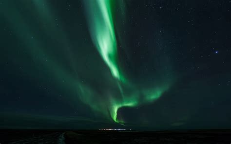 Aurora Borealis Northern Lights Sky Stars F Wallpaper 2560x1600