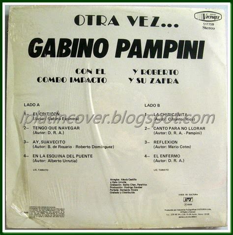 La Casa De La Car Tula Latina Gabino Pampini Y Su Orquestas