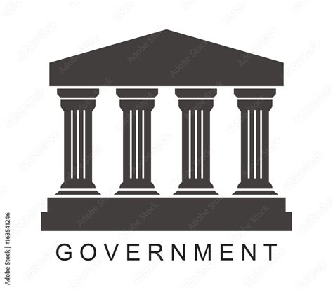 Government Icon Stock Vector Adobe Stock