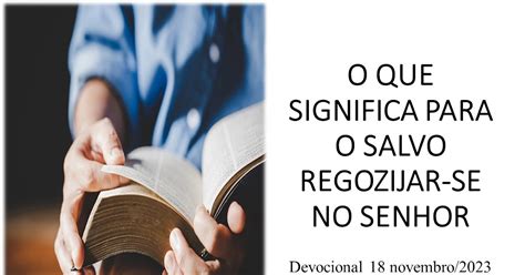 O Que é Regozijar Na Bíblia