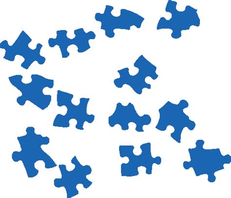 Puzzle pieces data set
