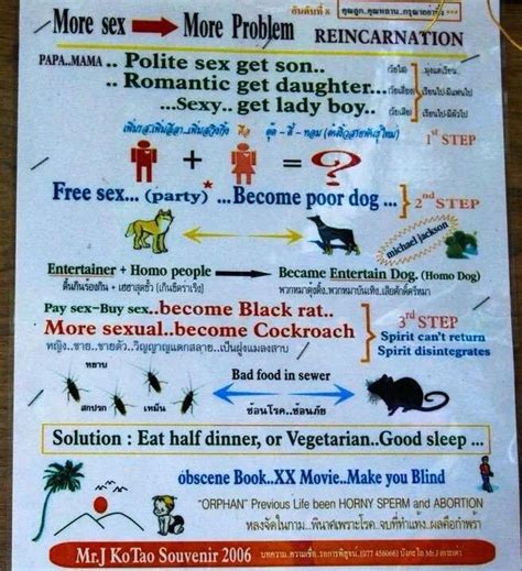 Thailand Poster Explains Sex And Reincarnation Wtf