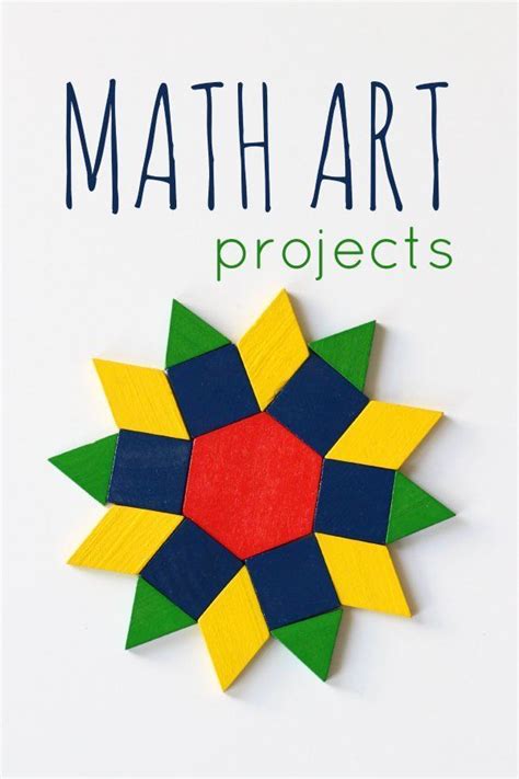 There Are Some Super Cool Ideas For Math Art Projects For Kids Here