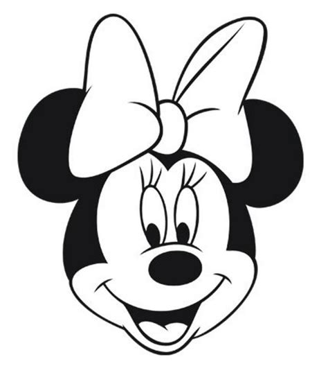 Minnie Mouse Black Face Clipart Free Download On Clipartmag