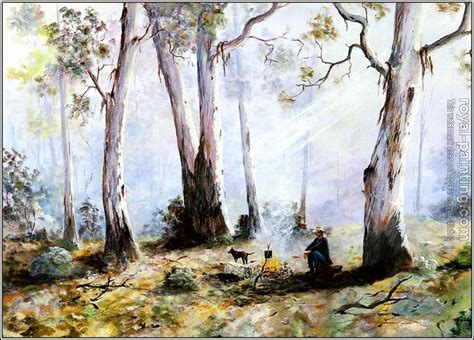 Australian Bush Iii By George Phillips Oil Painting Reproduction