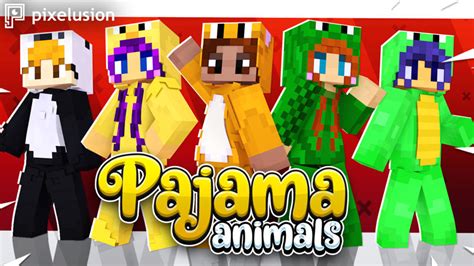 Pajama Animals By Pixelusion Minecraft Skin Pack Minecraft