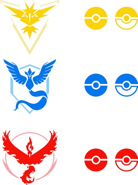 Pokemon Go Team Logos By Rariedash On Deviantart