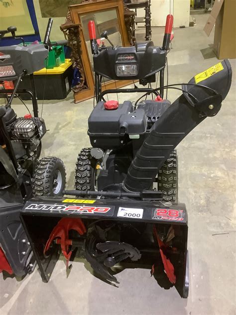 Tested Working Mtd Pro Mp28 28 Gas Snow Blower