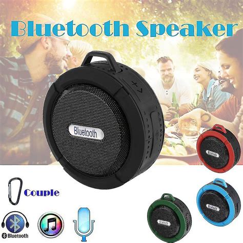 20 C6 Mini Portable Wireless Bluetooth Speaker Waterproof Stereo Sound