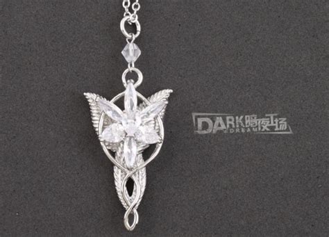 The Light Of The Evenstar Arwens Necklace D Silver Necklace