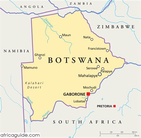 Botswana World Of Map 3