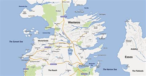 Westeros Map Dorne