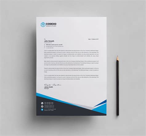 Mira Professional Corporate Letterhead Template Graphic Prime