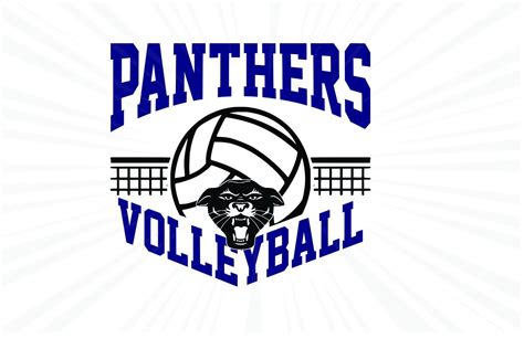 Panthers Svg Volleyball Svg Panthers Volleyball T Shirt Etsy