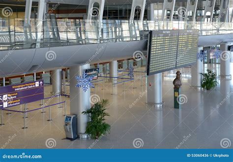 Interior Of Lviv International Airport Editorial Photo Image Of