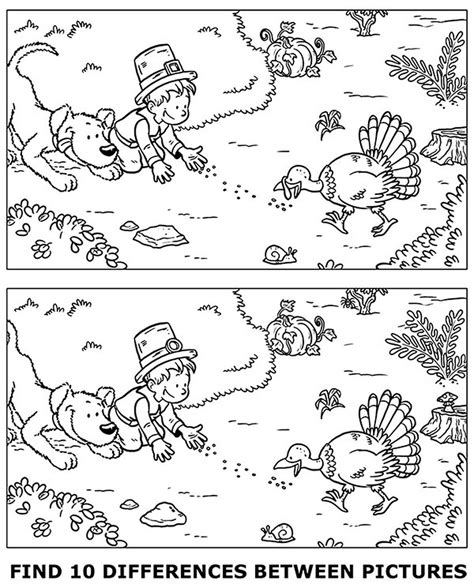 Worksheet Find 10 Differences Coloring Page Free Download