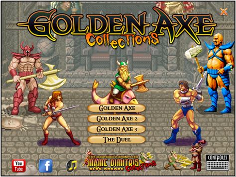 En este caso, se trata de una super lista de los 25 mejores juegos arcade de los 80. Golden Axe Arcade Collections + Menú V2 ZS - Identi