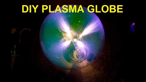 Simple Plasma Globe From A Large Light Bulb Youtube