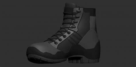 Soldier Boots High Mesh Free 3d Model In Combat 3dexport